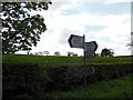 Road junction near Loud Myham Farm