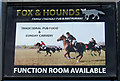 NZ3547 : Sign for the Fox & Hounds, Hetton-le-Hole by JThomas