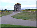 NH7444 : Culloden Battlefield memorial cairn by Stanley Howe
