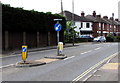 Botley Road pedestrian refuge, Romsey