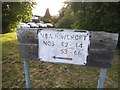 Meadowcroft sign, Sopwell