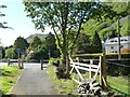 Public footpath meets Dublin Street, Tremadog