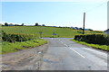 Approaching the A70 at Belston