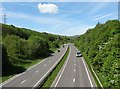 The A6 from Whitehough Head Lane bridge