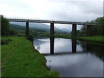 NN3825 : Glenbruar viaduct carries the West Highland Railway over the River Fillan by Tim Glover