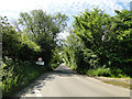 Speed restriction sign on entering Wattisham