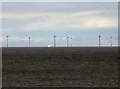 SH7882 : Wind Farms from Llandudno by Gerald England