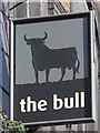 Sign for the bull, Upper Street / Theberton Street, N1