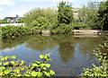 Static water tank on the Brome Industrial Estate