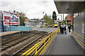 Tram coming into Navigation Road Metrolink Station