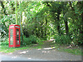 K6 telephone box in The Street, Brome Street