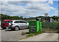 Planet Aid UK donations bin in Yetminster