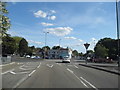 Roundabout on Farnborough Road