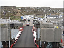 NM2256 : Leaving the ferry for Coll by M J Richardson