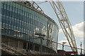 View of a section of Wembley Stadium from Perimeter Way