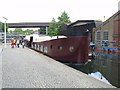 TQ2681 : Brunel - canal boat in Paddington Basin by David Hawgood