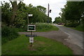 Rascal Wood: sign on Drain Lane