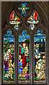 Stained glass window, St Andrew