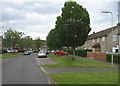 View along Blackthorn Crescent