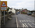 SO5708 : School Safety Zone ahead, High Street, Clearwell by Jaggery