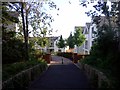 Footpath between two housing estates, Well Oak Park, Exeter