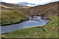 NH1281 : Dundonnell River begins a steep descent by Alan Reid