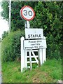 Staple village sign