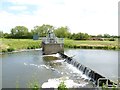 Weir at Pibsbury Pumping Station