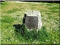 Commemorative stone, Betteshanger Community Park