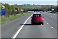 Northbound M40 at Driver Location A 84.4