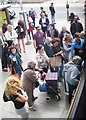 Boarding a bus, Turnpike Lane