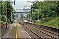 Along platform 1, Alsager railway station