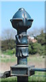 Finial on the fence by the New River (2)