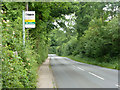 Woodhall Gate Lodge bus stop