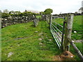 Stone setts across a gateway, on Sowerby Bridge FP78, Norland