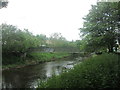 Footbridge over the River Calder at Padiham