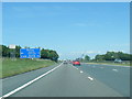 M6 northbound 1 mile from Southwaite Services