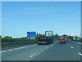 M6 northbound nears Southwaite Services