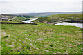 Grassy slope above Harden and Winscar Reservoirs