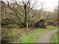 SN0140 : Path junction, Cwm-yr-Eglwys by Derek Harper