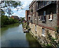 Houses on Grandpont Island in the River Thames