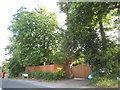 House entrance and trees by Easthampstead Road