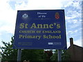Sign for St.Anne