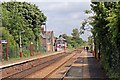 Along the platform, Parbold railway station