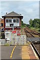 Looking east, Parbold railway station