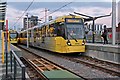 Metrolink units, Deansgate-Castlefield tram stop