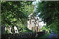 Chapel and lane at East Lambrook