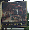 Sign for the Coachmakers Arms, Hanley