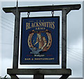 Sign for the Blacksmiths Arms, Gallows Green