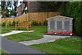 TQ1431 : War memorial and bench at Broadbridge Heath by David Martin